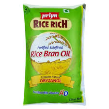 PRIYA RICE RICH OIL POUCH 1LTR